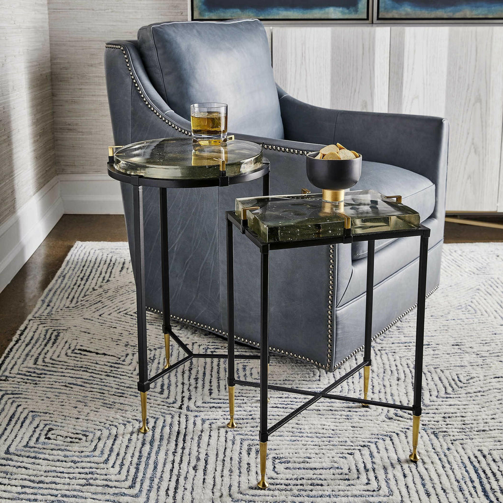 Accent table and deals chairs