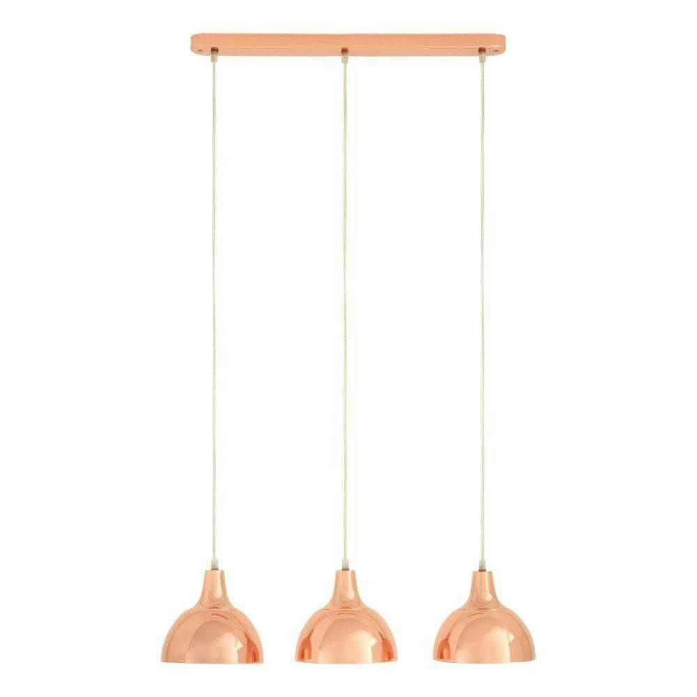 Copper finish deals pendant light