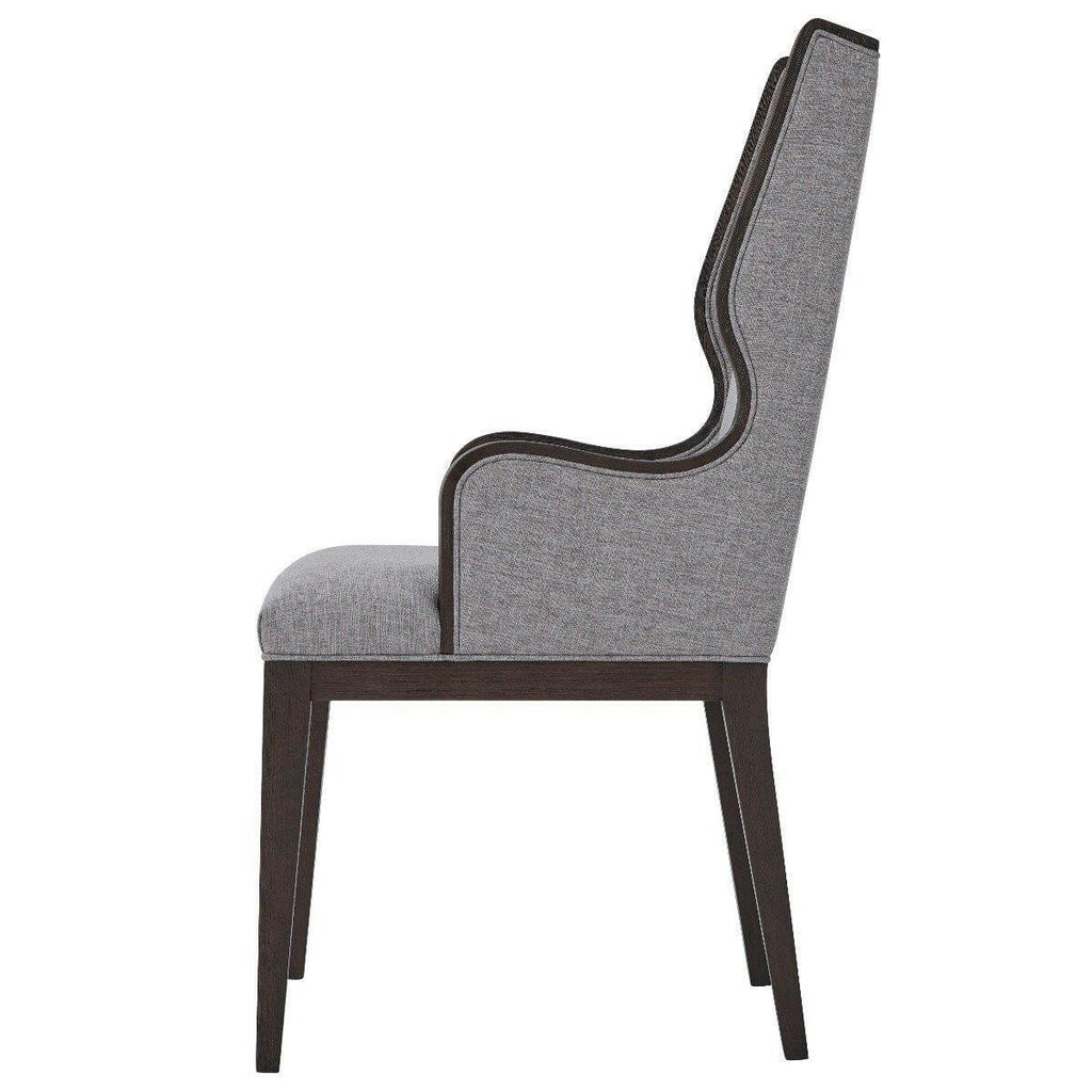 Wingback dining deals chairs with arms