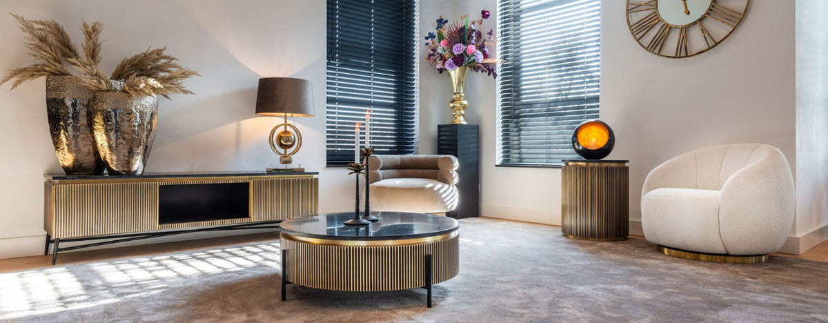 Richmond Interiors Gold Coffee Table