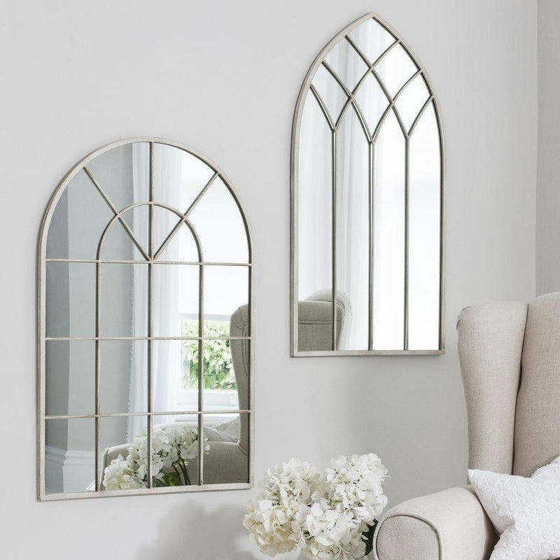 STATEMENT MIRRORS TO COMPLEMENT THE ARCH DECOR TREND.