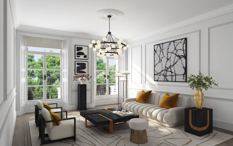 A Monochrome Moment: How to Achieve a Sleek and Stylish Interior Design.