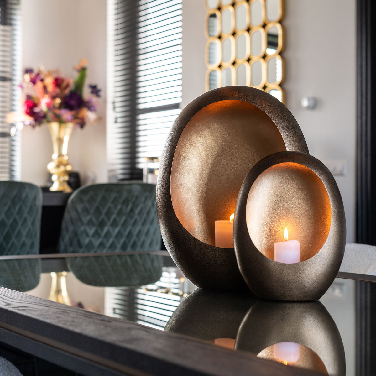 Candles and Candle Holders.