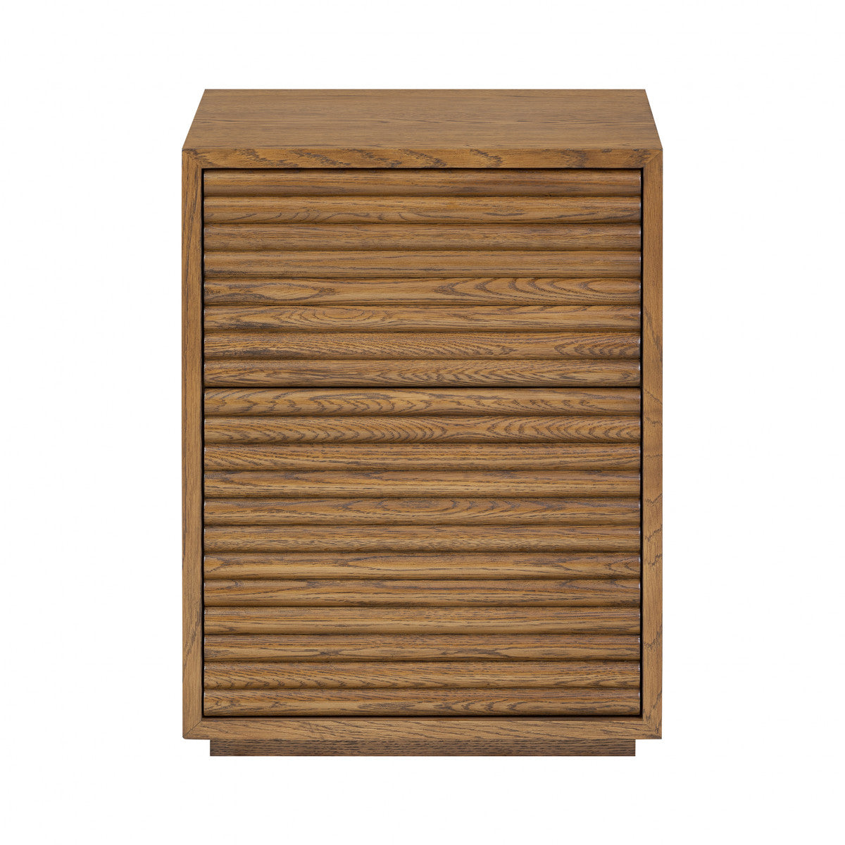 Charlton Bedside Table | Oak in Walnut Finish