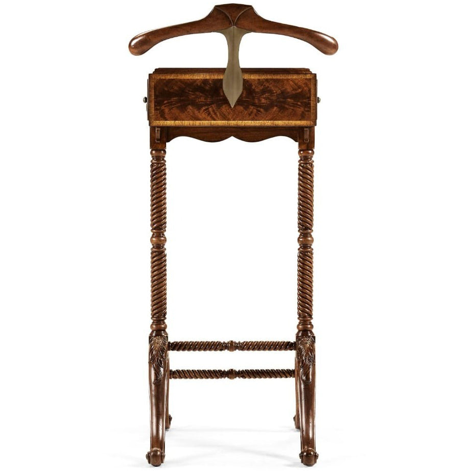 Mahogany Valet Stand with Stud Box