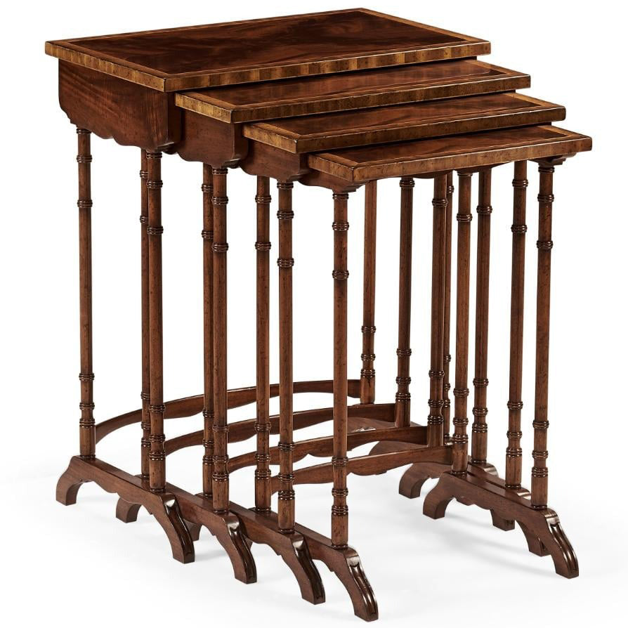Regency Mahogany Nesting Tables