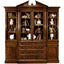 George II Triple Mahogany Display Cabinet with Drawers