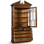 Display Cabinet with Drawers George II in Walnut