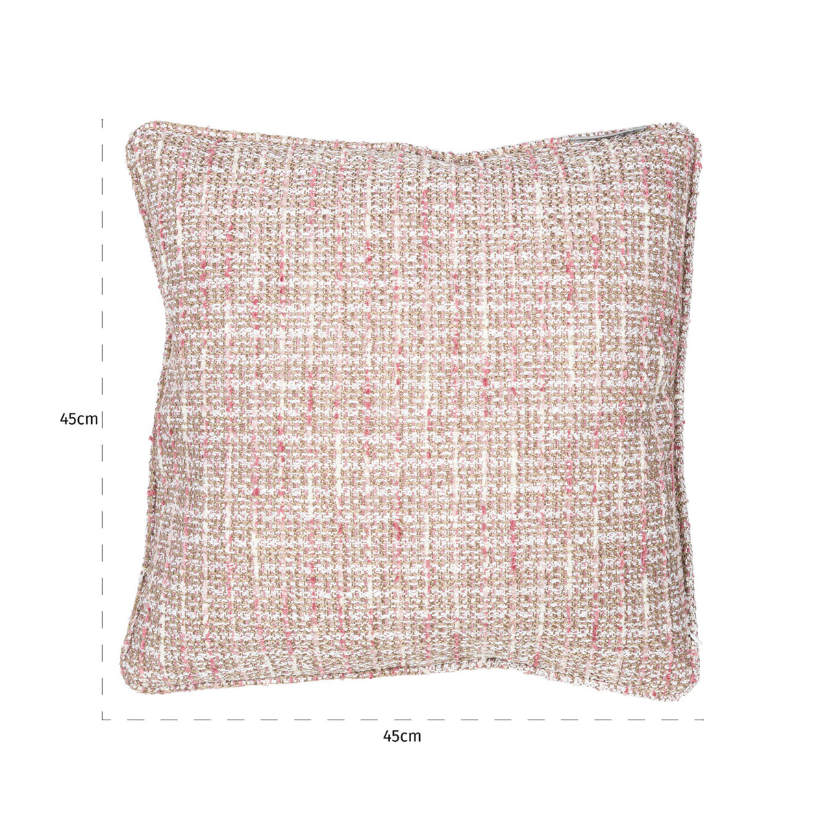 Cushion Lina trendy rose 45x45