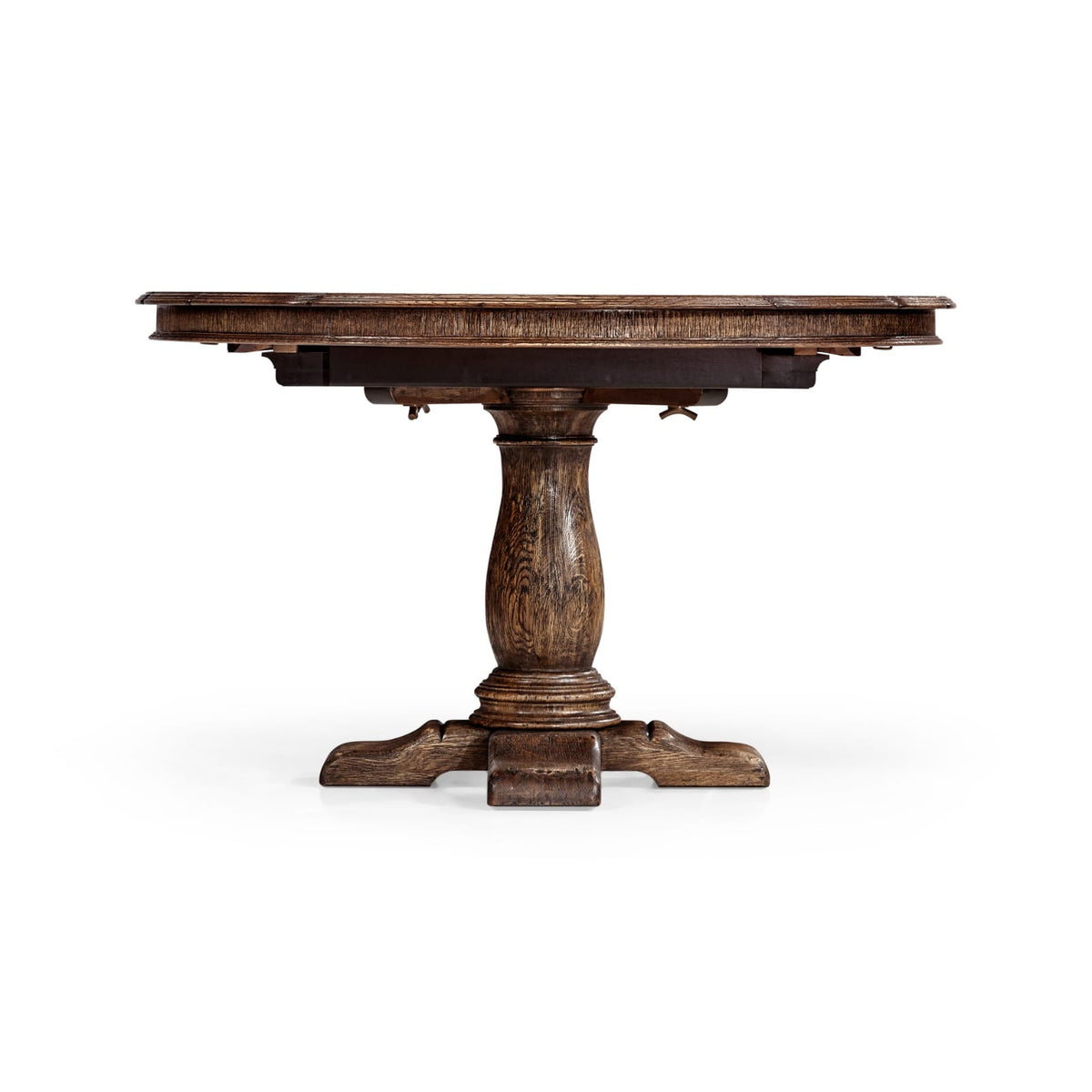 Jonathan Charles Dining Extending Tudor Oak Country Dining Table House of Isabella UK