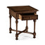Jonathan Charles Living Elizabethan Tudor Oak Square Side Table House of Isabella UK