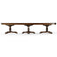 Mahogany Triple Pedestal Extending Dining Table - 402.2 - 514.4cm