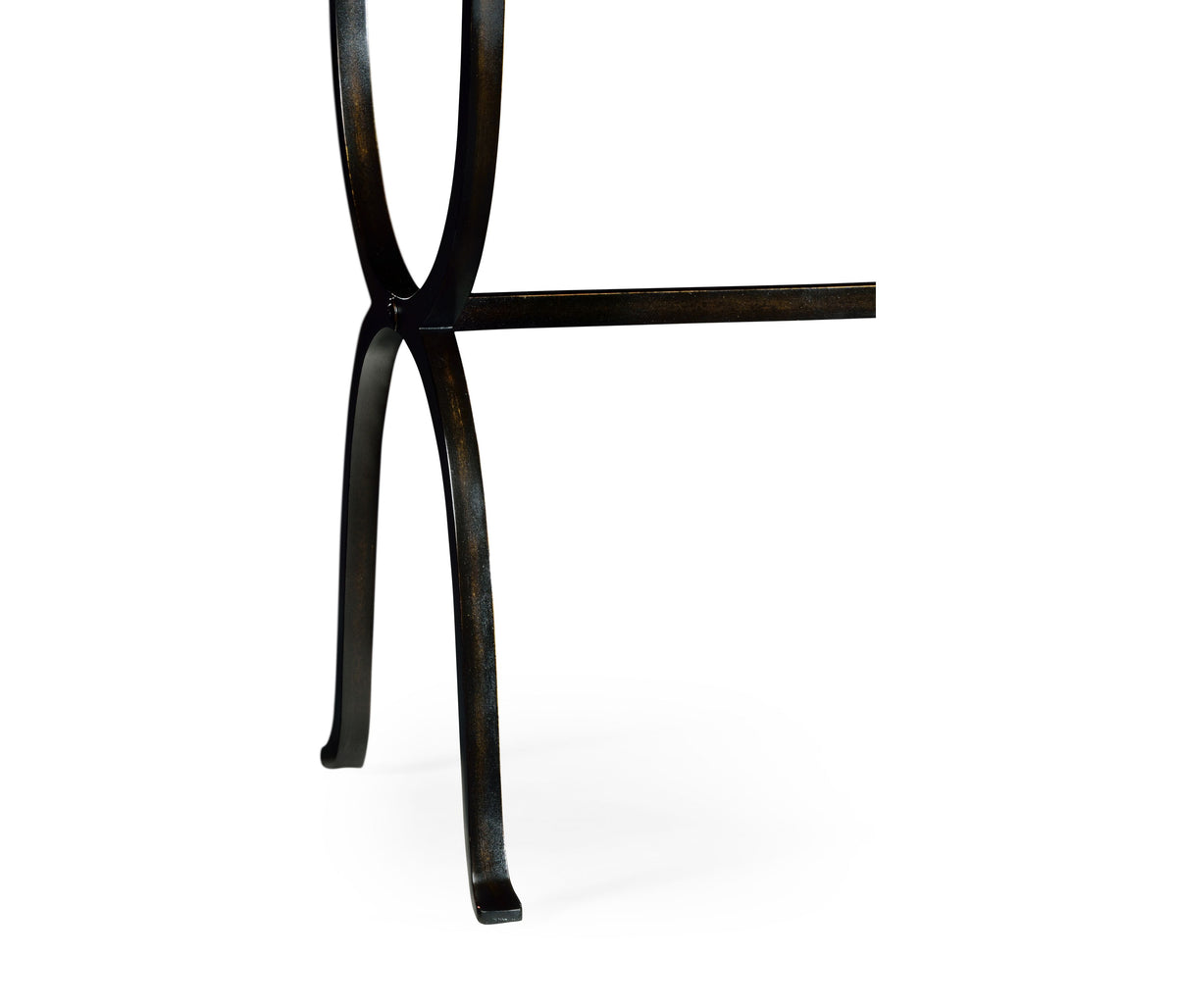Horseshoe Side Table in Bronze