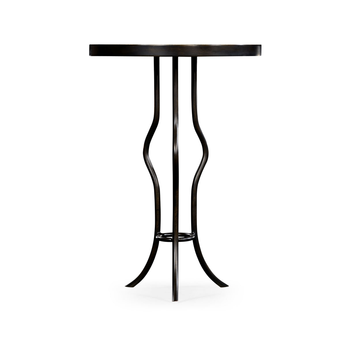 Round Accent Table Contemporary - Bronze
