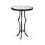 Round Accent Table Contemporary - Bronze
