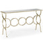 Circles Console Table in Silver