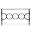 Circles Console Table in Bronze