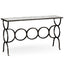 Circles Console Table in Bronze