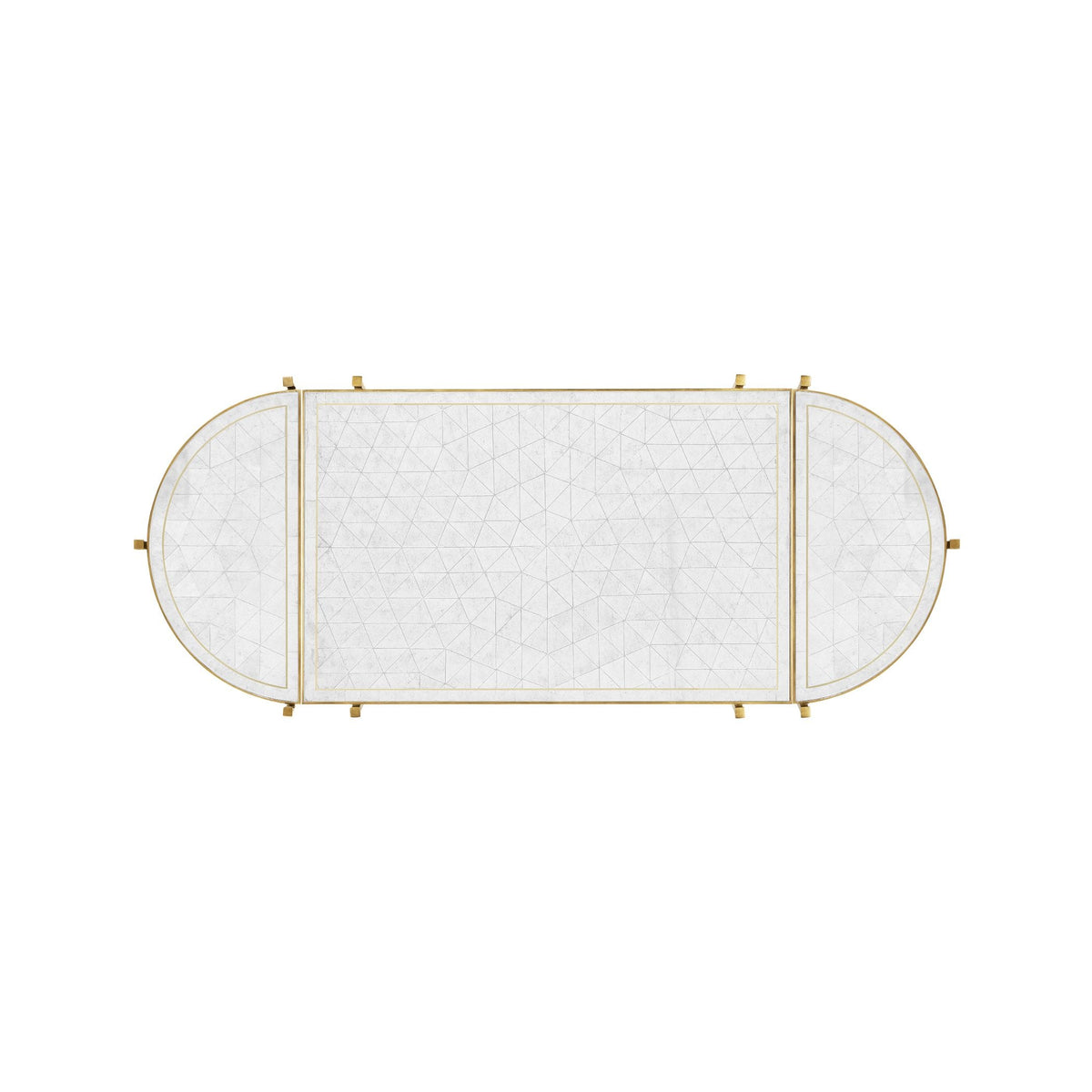 Bunching Coffee Table Trio Contemporary - Gilded