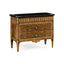 Chest of Drawers Palazzo in Black Scagliola