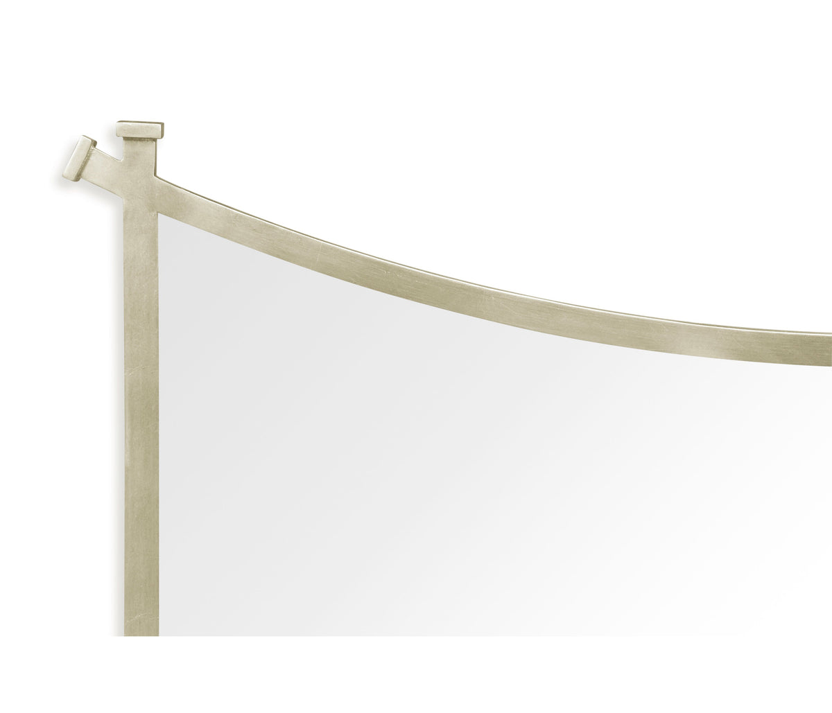 Wall Mirror Contemporary Inverted Arch - Silver