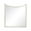 Wall Mirror Contemporary Inverted Arch - Silver