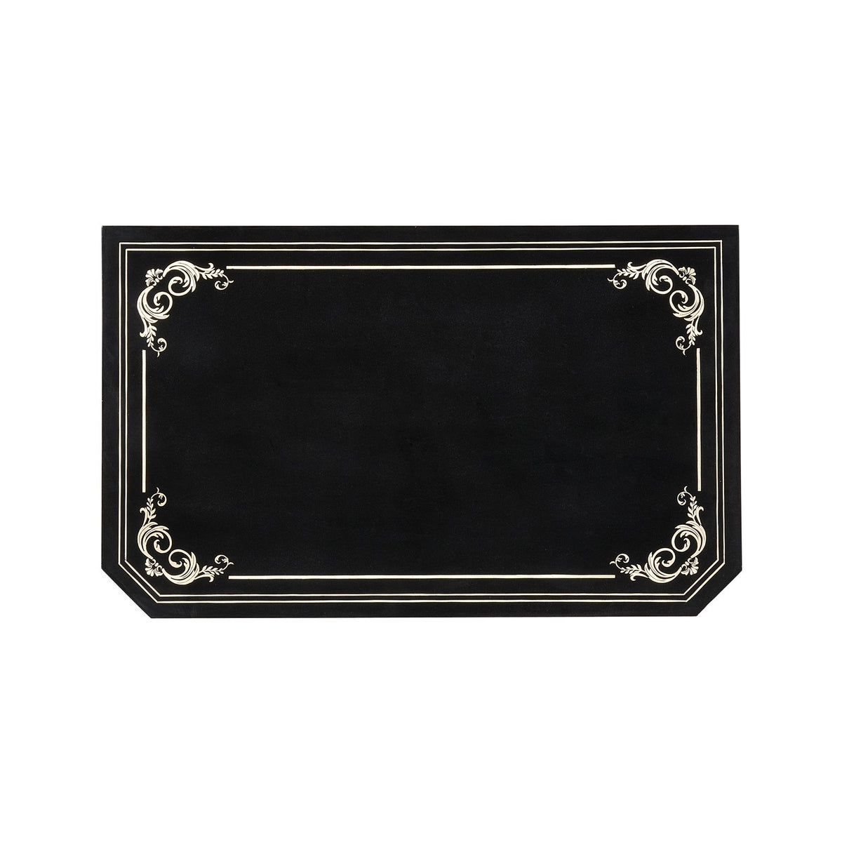 Small Cabinet Palazzo in Black Scagliola