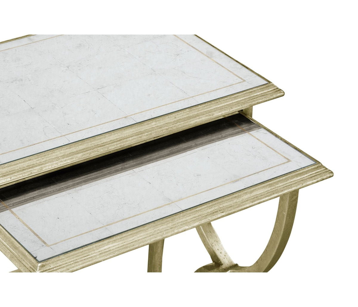 Nest of Tables Horseshoe - Silver