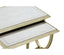 Nest of Tables Horseshoe - Silver