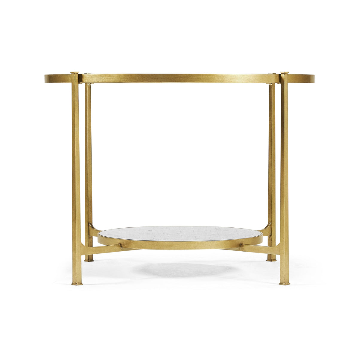 Round Centre Table Contemporary - Gilded