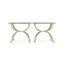 Coffee Table Contemporary Set of 2 - Silver