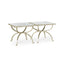 Coffee Table Contemporary Set of 2 - Silver