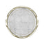 Round Tray Interlaced in Eglomise - Silver