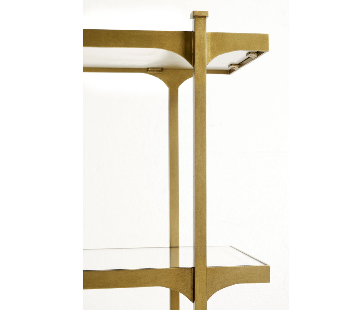 Etagere Contemporary Three-Tier - Gold