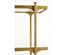 Etagere Contemporary Three-Tier - Gold