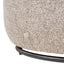 Lounge chair Kaya cayenne brown swivel
