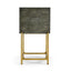 1930s Chest of Drawers in Anthracite Gilded Shagreen - Small