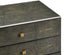1930s Chest of Drawers in Anthracite Gilded Shagreen - Small