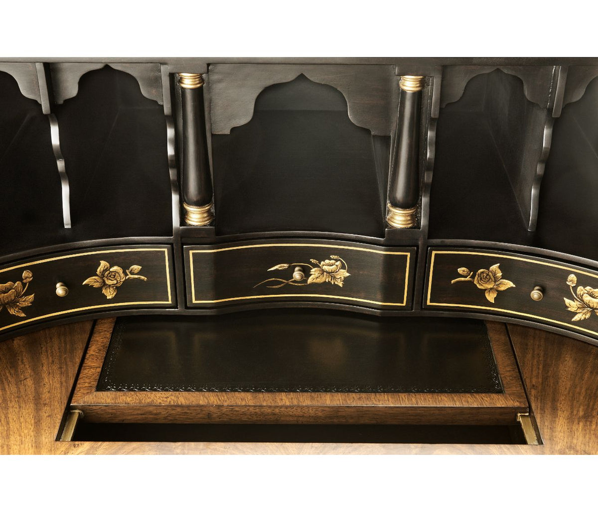 Bureau Queen Anne Fall Front Walnut