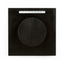 Round Mirror Contemporary with Square Frame - Gilded