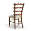 Walnut "Yoke" Ladderback Side Chair in Shambala