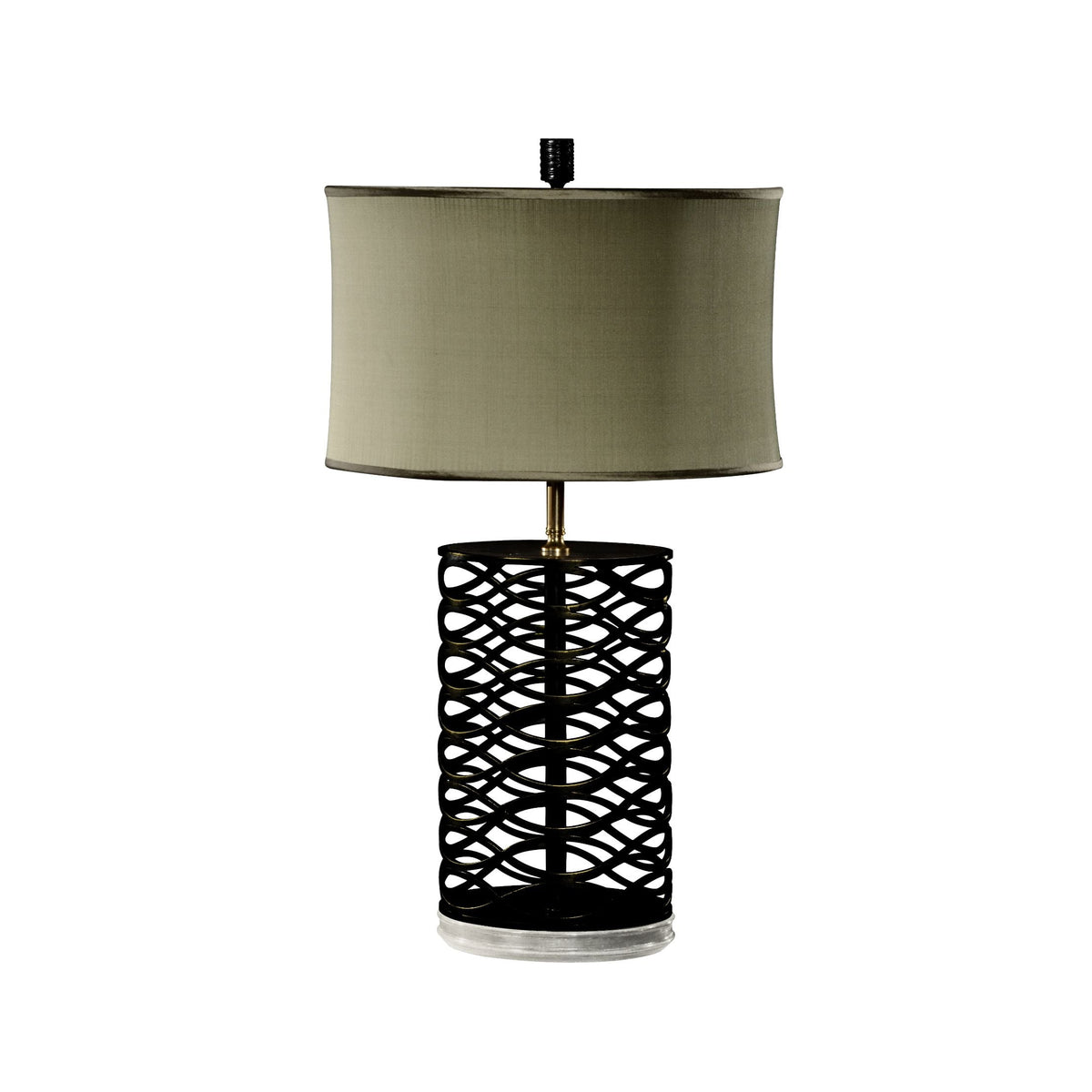 Bronze Interlaced Iron Table Lamp