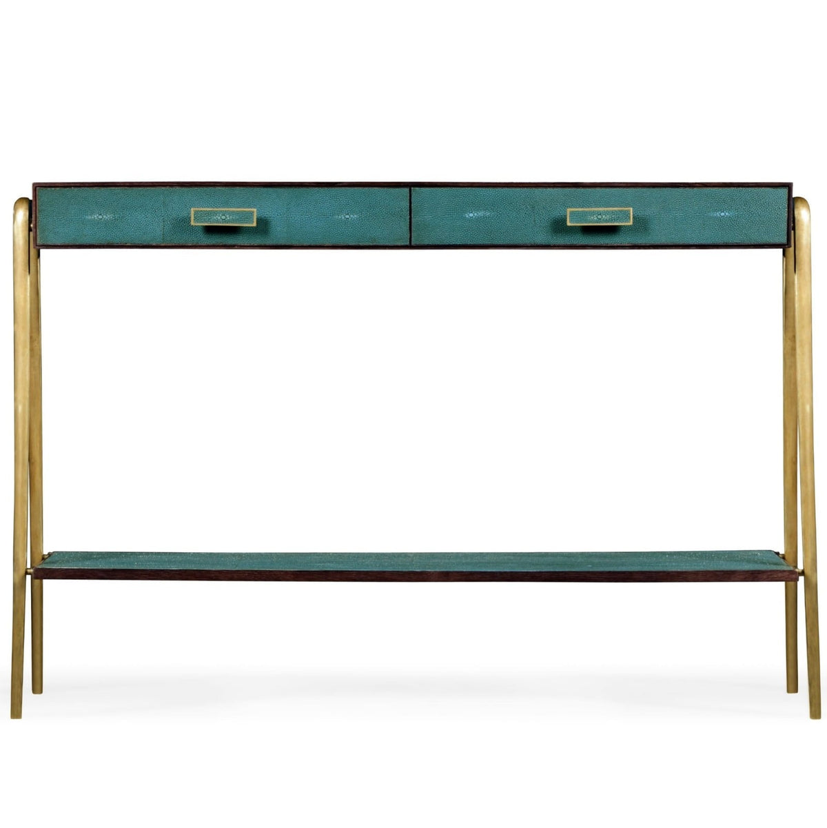 French 1930s Console Table in Brass