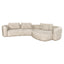 Sofa Angusto natural softweave lounge right