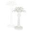 Candle holder Palma white small