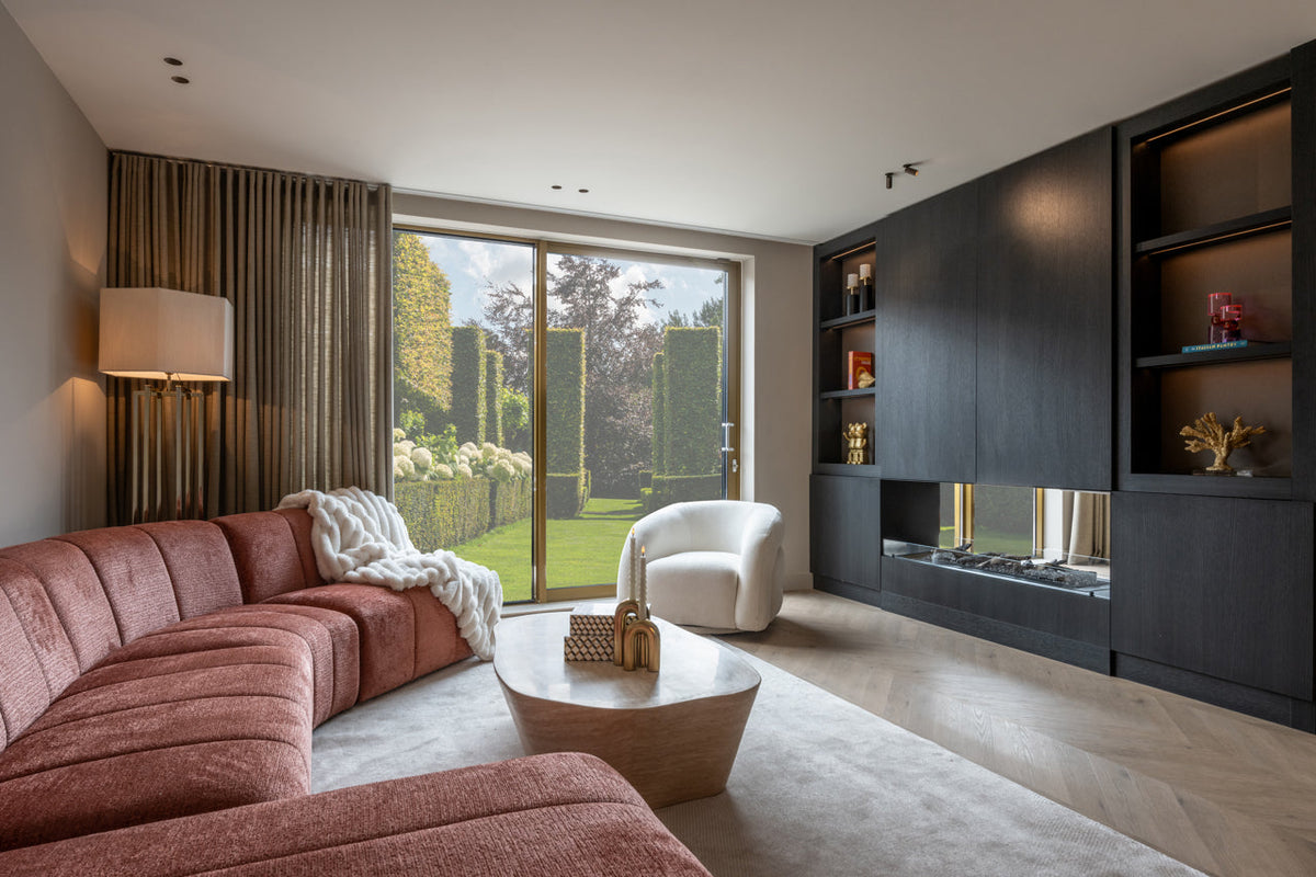 Candle holder Rowin gold small