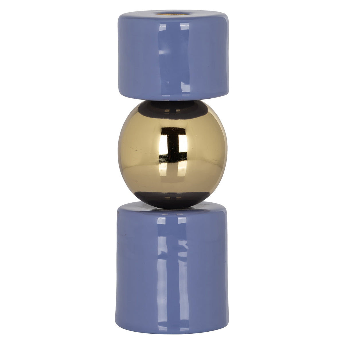 Candle holder Febe purple