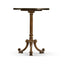 Brown Mahogany Lamp Table with Brass Moulding