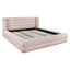 Bed Obidis natural linear 180x210 (mattress size (excl.) with storage