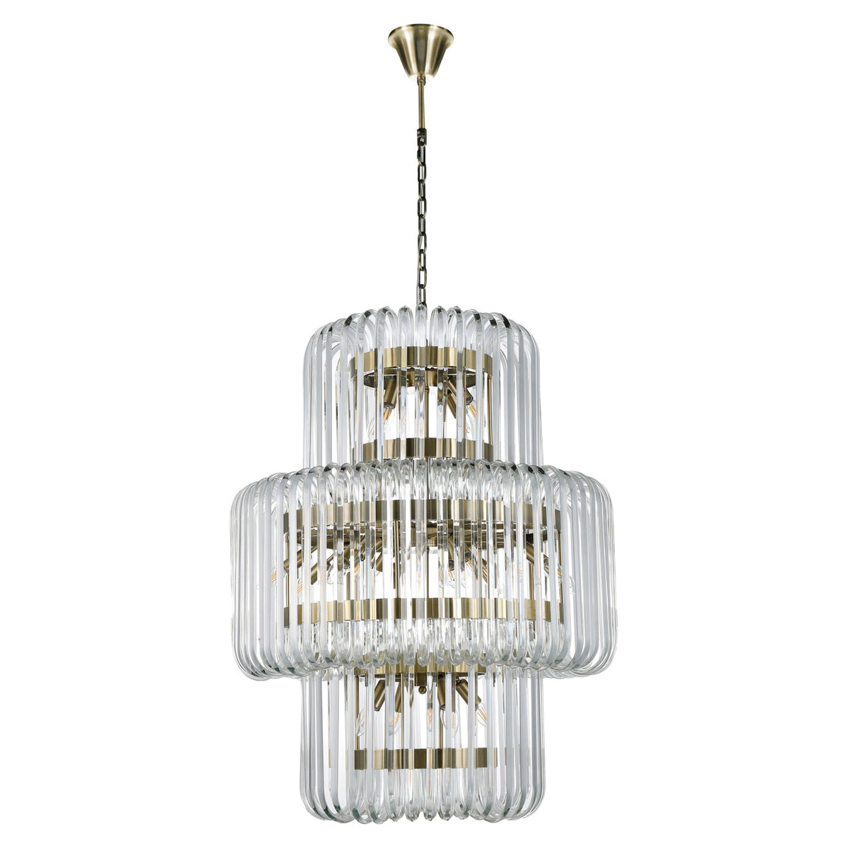 Chandelier Chenna clear transparent